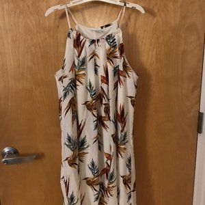 tropical print dress 3/$45